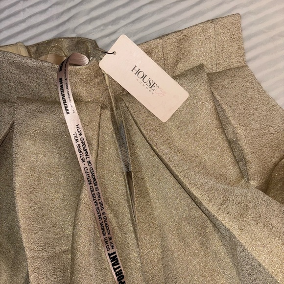 House of CB Gold Cocktail Dress NWT - Picture 5 of 8